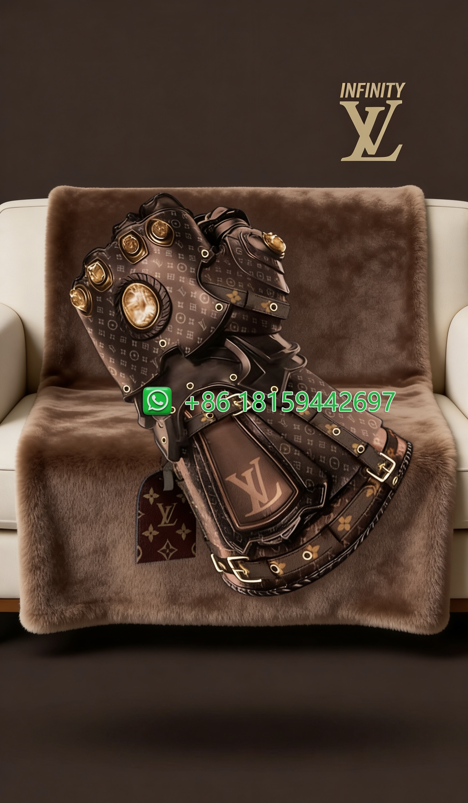 Louis Vuitton Throw Blankets
